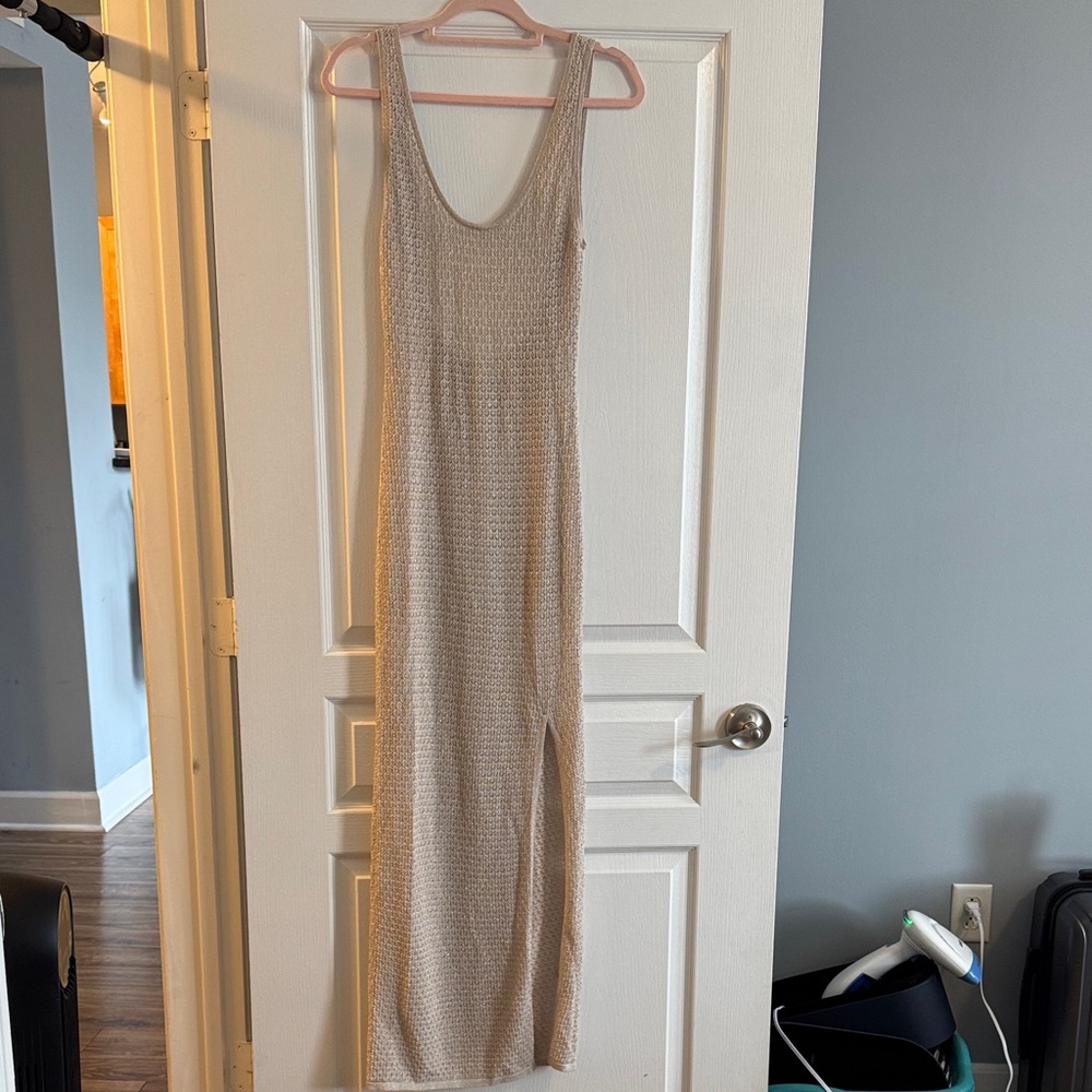 Monday Swimwear Honolulu Coverup Dress in Pearl Shimmer